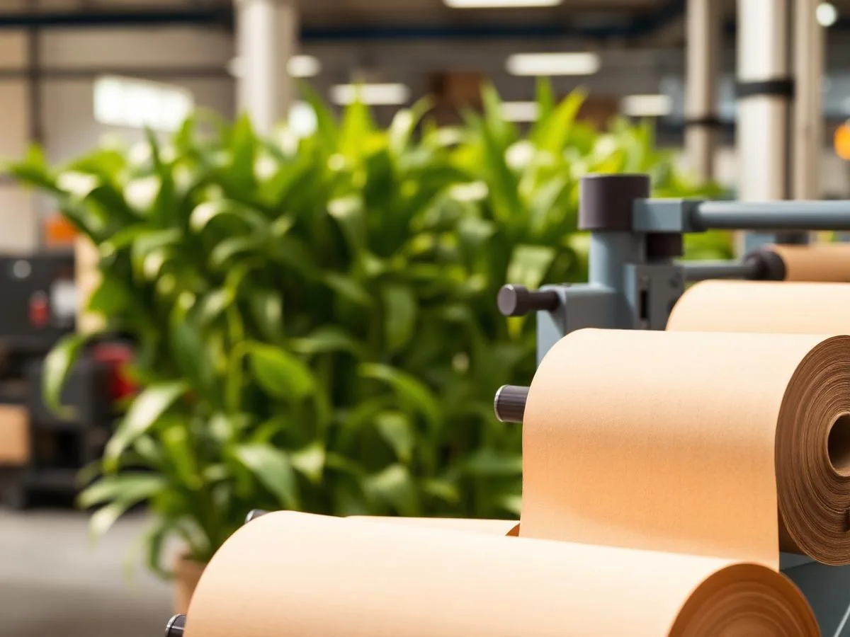FSC-certified paper and recycled-content label material rolls