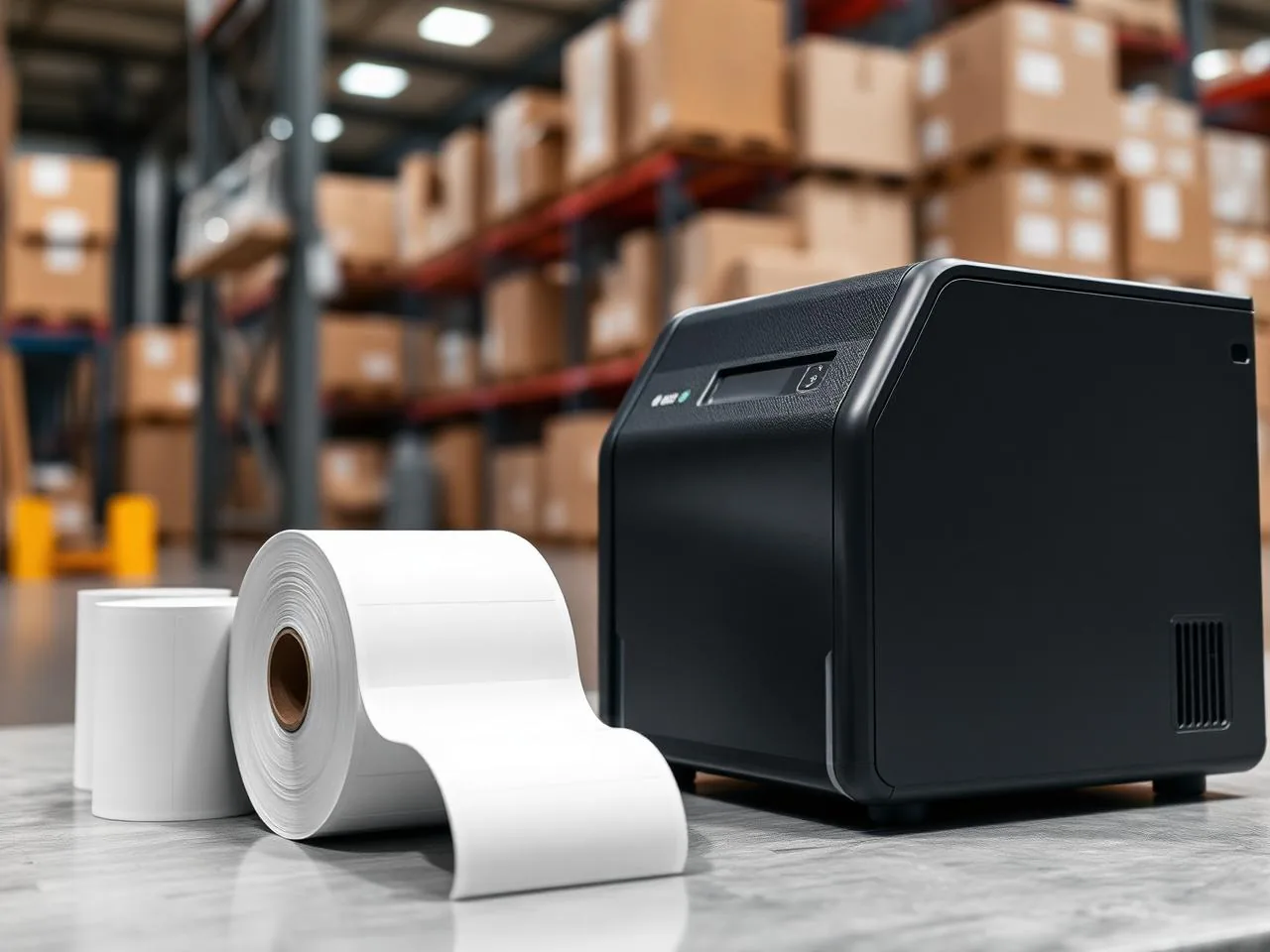 Thermal label rolls prepared for export shipment